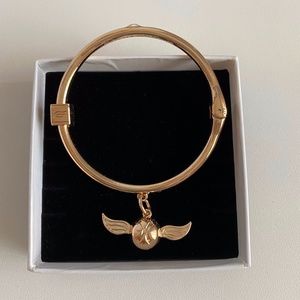 Ashley Bridget Harry Potter Golden Snitch Bracelet